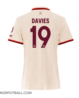 Billige Fotballdrakt Bayern Munich Alphonso Davies #19 Replika Tredjedrakt Dame 2024-25 Kortermet